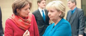 Entschlossen. Die SPD-Ministerpräsidentinnen Malu Dreyer (links) und Hannelore Kraft reden nicht mit der AfD. 
