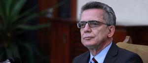 Bundesinnenminister Thomas de Maizière in Kabul 