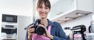 Glücksbäckerei im Netz. Kathrin Runge ist Bloggerin und muss auch fotografieren können. 