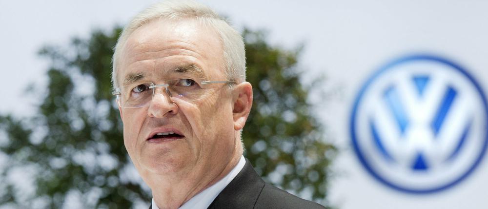 Der damalige Vorstandsvorsitzende der Volkswagen AG, Martin Winterkorn.