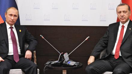 Wladimir Putin und Recep Tayyip Erdogan.