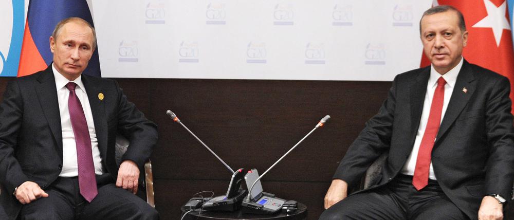 Wladimir Putin und Recep Tayyip Erdogan.