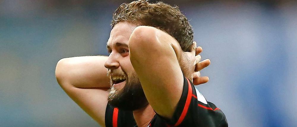 Nicht zu fassen. Der Frankfurter Marc Stendera hatte zuletzt wenig Spaß am Spiel.