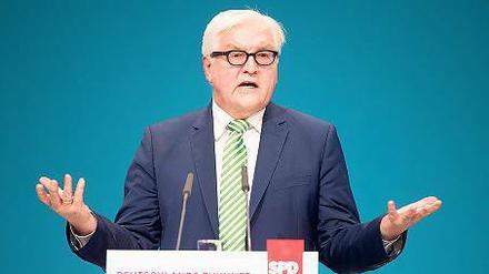 Plädoyer für Syrien-Einsatz: Außenminister Frank-Walter Steinmeier. 