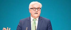 Plädoyer für Syrien-Einsatz: Außenminister Frank-Walter Steinmeier. 