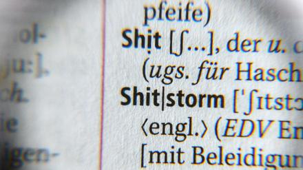 „Ein Sturm der Entrüstung in einem Kommunikationsmedium des Internets, der zum Teil mit beleidigenden Äußerungen einhergeht“