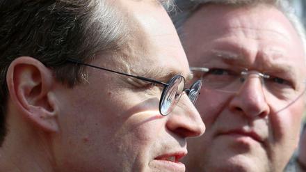 Konfliktpotential hoch zwei. Berlins Regierender Michael Müller (SPD) und Innensenator Frank Henkel (CDU) sind am Wochenende inoffiziell in den Wahlkampf gestartet.