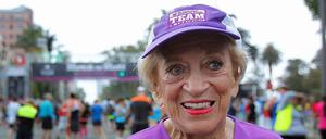 Die 92-jährige Marathonläuferin Harriette Thompson