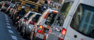 Feinstaub und Stickstoffdioxide: Die Silbersteinstraße in Neukölln zählt den meistbelasteten Straßen Berlin.