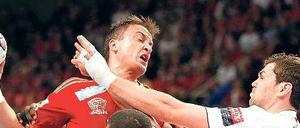 Kernkompetenz: Dazwischenfunken. Jakov Gojun (rechts) erhält bei den Füchsen einen Dreijahresvertrag.