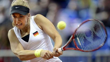 Brach nach verlorenem zweiten Satz völlig ein: Sabine Lisicki.
