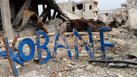 Die nordsyrische Stadt Kobane wurde zum Symbol des Krieges gegen den IS - und des Schreckens für die Zivilbevölkerung in dem Bürgerkriegsland. 