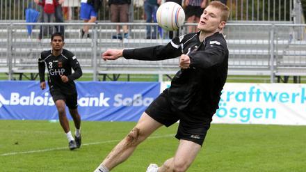 Geballt. Nationalspieler Patrick Thomas bei der EM 2014.