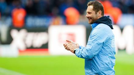Zufrieden mit dem Auftritt der Mannschaft: Herthas Spielerpersonal hat sich bisher unter Pal Dardai stark verbessert präsentiert.