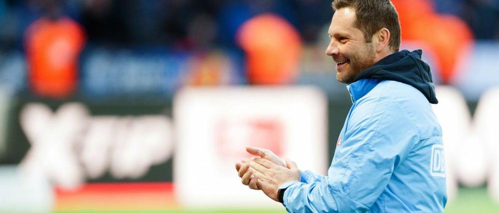 Zufrieden mit dem Auftritt der Mannschaft: Herthas Spielerpersonal hat sich bisher unter Pal Dardai stark verbessert präsentiert.