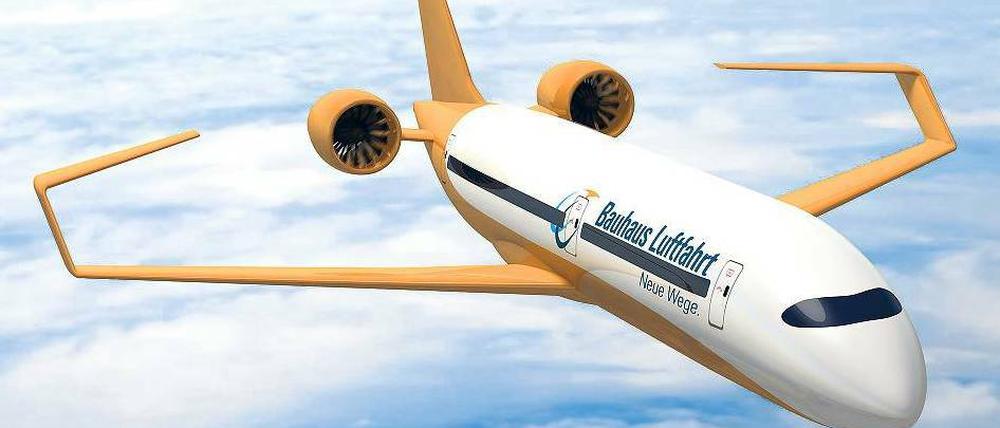 Ein Traum. Dieses Konzept namens Ce-Liner ist ein vollständig elektrisch angetriebenes Flugzeug, das dank seiner Flügel besonders effizient fliegen soll – bis zu 1600 Kilometer weit.