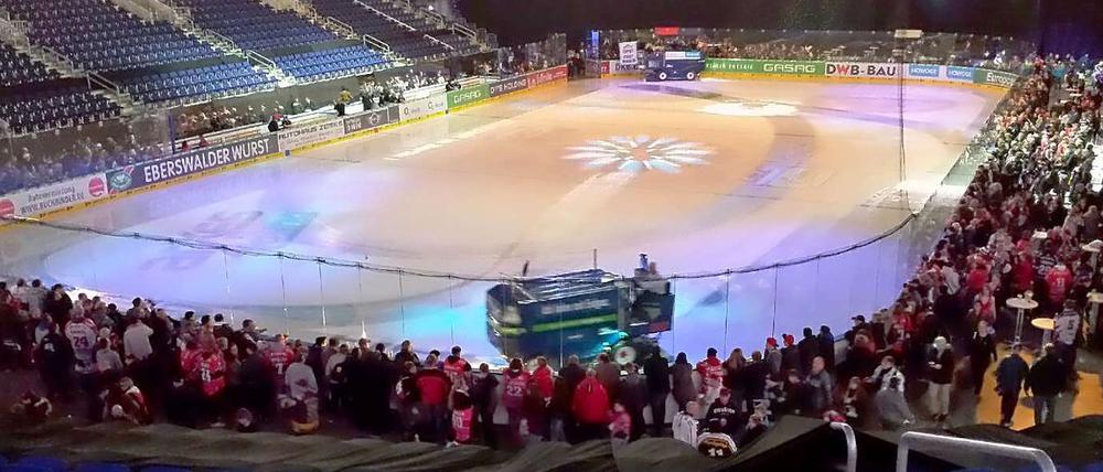 Hallo und tschüß. Die Eisbären feiern Saisonabschluss.