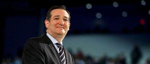 Ted Cruz bei seiner Rede in Virginia.