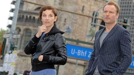 Meret Becker (l.) und Mark Waschke sind die neuen Stars der Berliner "Tatorts".