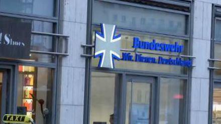 Der Bundeswehr-Showroom in der Georgenstraße.