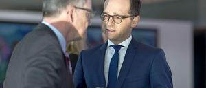 Herren zweier Häuser: Bundesinnenminister Thomas de Maizière (CDU) und Bundesjustizminister Heiko Maas (SPD).