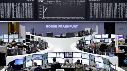 Am Freitagmorgen erreichte der Dax in Frankfurt einen neuen Höchststand.