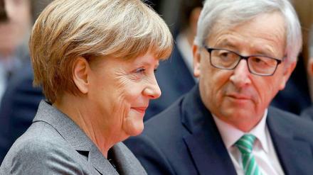 Kanzlerin Merkel will den Investitionsplan von EU-Kommissionschef Juncker unterstützen.