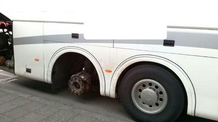 So wollte ein 24-jähriger Busfahrer nach Weißrussland fahren.