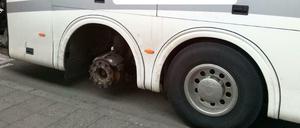 So wollte ein 24-jähriger Busfahrer nach Weißrussland fahren.