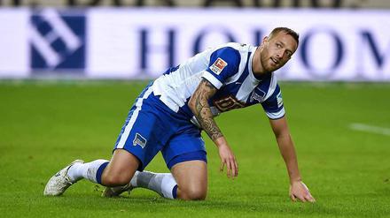 In die Knie gezwungen. Julian Schieber muss am Mittwoch operiert werden. 