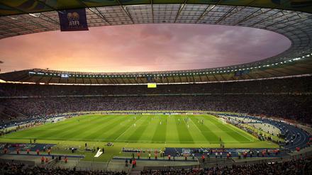 Das Berliner Olympiastadion.