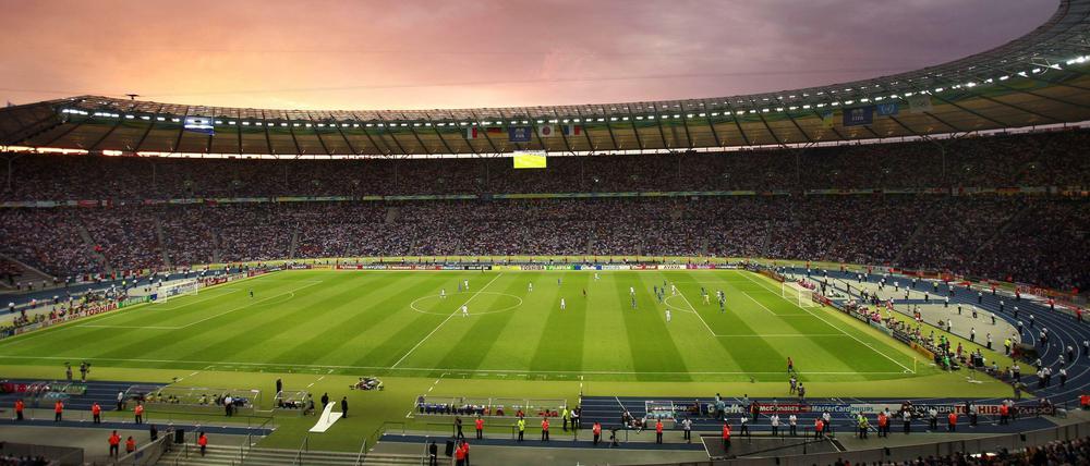 Das Berliner Olympiastadion.