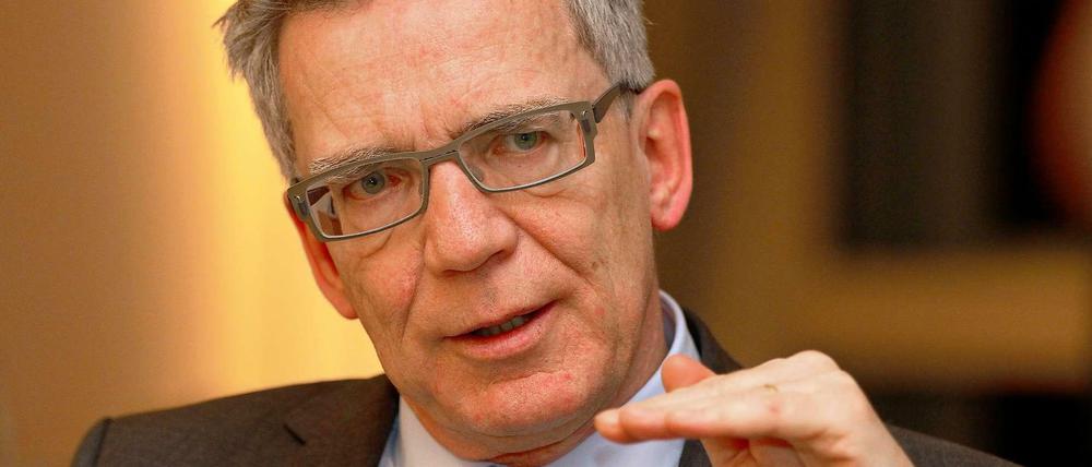 Innenminister Thomas de Maizière