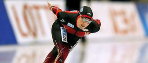 Mit der Schnelligkeit der Erfahrung. Claudia Pechstein in Seoul.