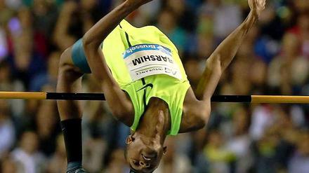 Viel Platz nach unten: Mittelfristig scheint für Mutaz Essa Barshim selbst die Hochsprung-Schallmauer von zweieinhalb Metern nicht außer Reichweite.