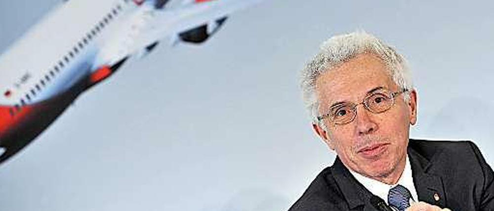 Ohne Sprecher. Air Berlin-Chef Prock-Schauer soll sich mit dem Leiter der Kommunikationsabteilung überworfen haben.