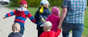Eine Rechtsradikale aus Österreich arbeitete in einer Kita in Brück (Brandenburg) als Erzieherin (Symbolbild).