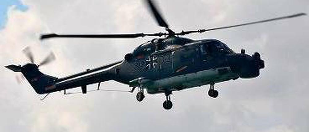 Materialfehler: Die „Sea Lynx“-Maschinen sind derzeit nicht einsatzbereit. Foto: dpa