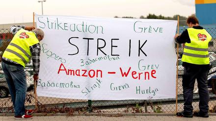 Werne ist das fünfte Verteilzentrum, in dem Amazon-Mitarbeiter die Arbeit niederlegten.