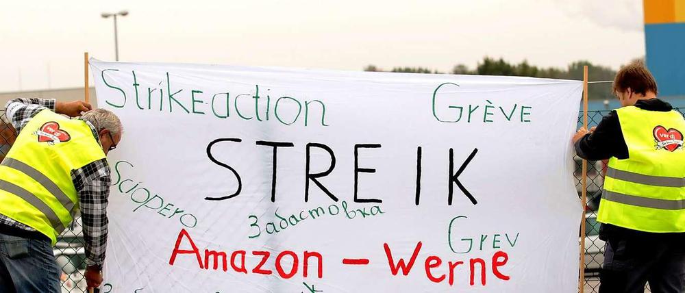 Werne ist das fünfte Verteilzentrum, in dem Amazon-Mitarbeiter die Arbeit niederlegten. 