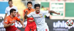 Doch kein Aufwschwung? Berlins Baris Özbek verliert mit seinen Unionern in Kaiserslautern.