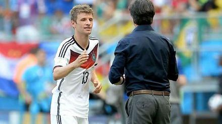 Thomas Müller, Deutschlands bester Torschütze, kann gegen die USA spielen.