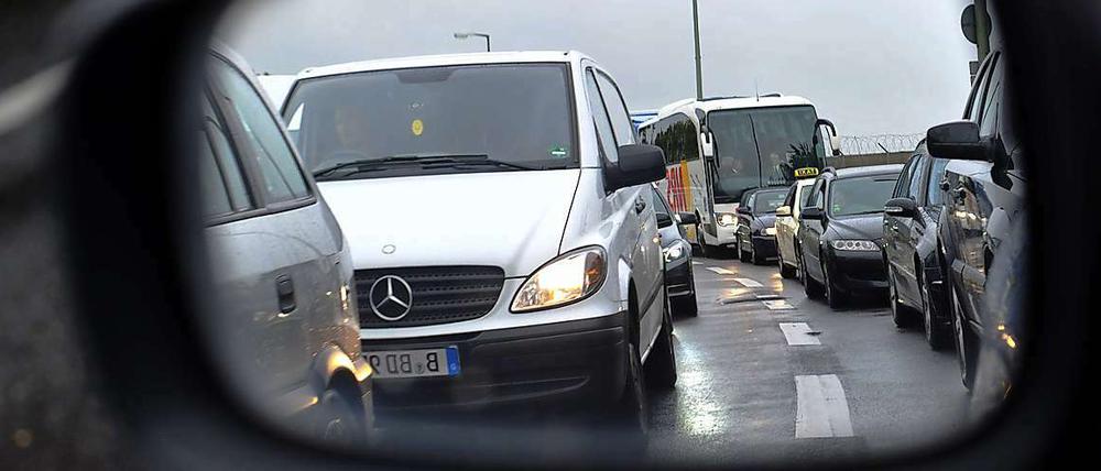 Nichts geht mehr auf der Stadtautobahn. 