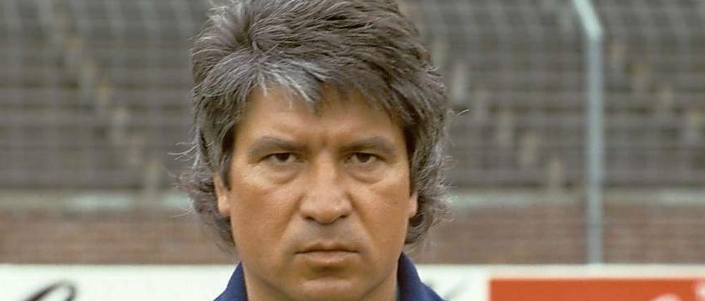 1985, als Trainer von Hannover 96. Werner Biskup.