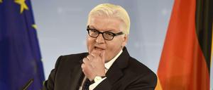 Außenminister Steinmeier betrachtet die Lage in der Ukraine mit Sorge. 