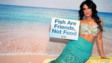 Peta provoziert seit Jahren mit aufsehenerregenden Aktionen gegen Pelze, aber auch gegen Lederwaren, Fleisch- und Fischkonsum. 