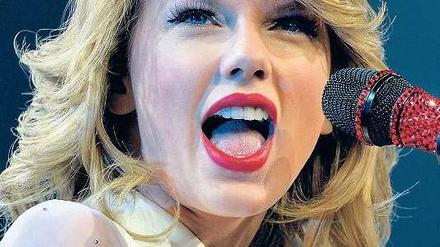Selbst ihre Gefühle wirken einstudiert. US-Sängerin Taylor Swift, 24. Foto: dpa-bildfunk