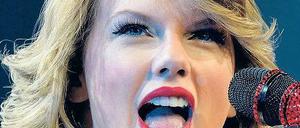 Selbst ihre Gefühle wirken einstudiert. US-Sängerin Taylor Swift, 24. Foto: dpa-bildfunk