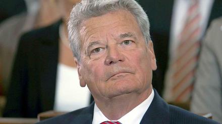 Bundespräsident Joachim Gauck.