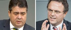 Sigmar Gabriel sieht keinen Grund für persönliche Konsequenzen, Hans-Peter Friedrich dagegen schon.